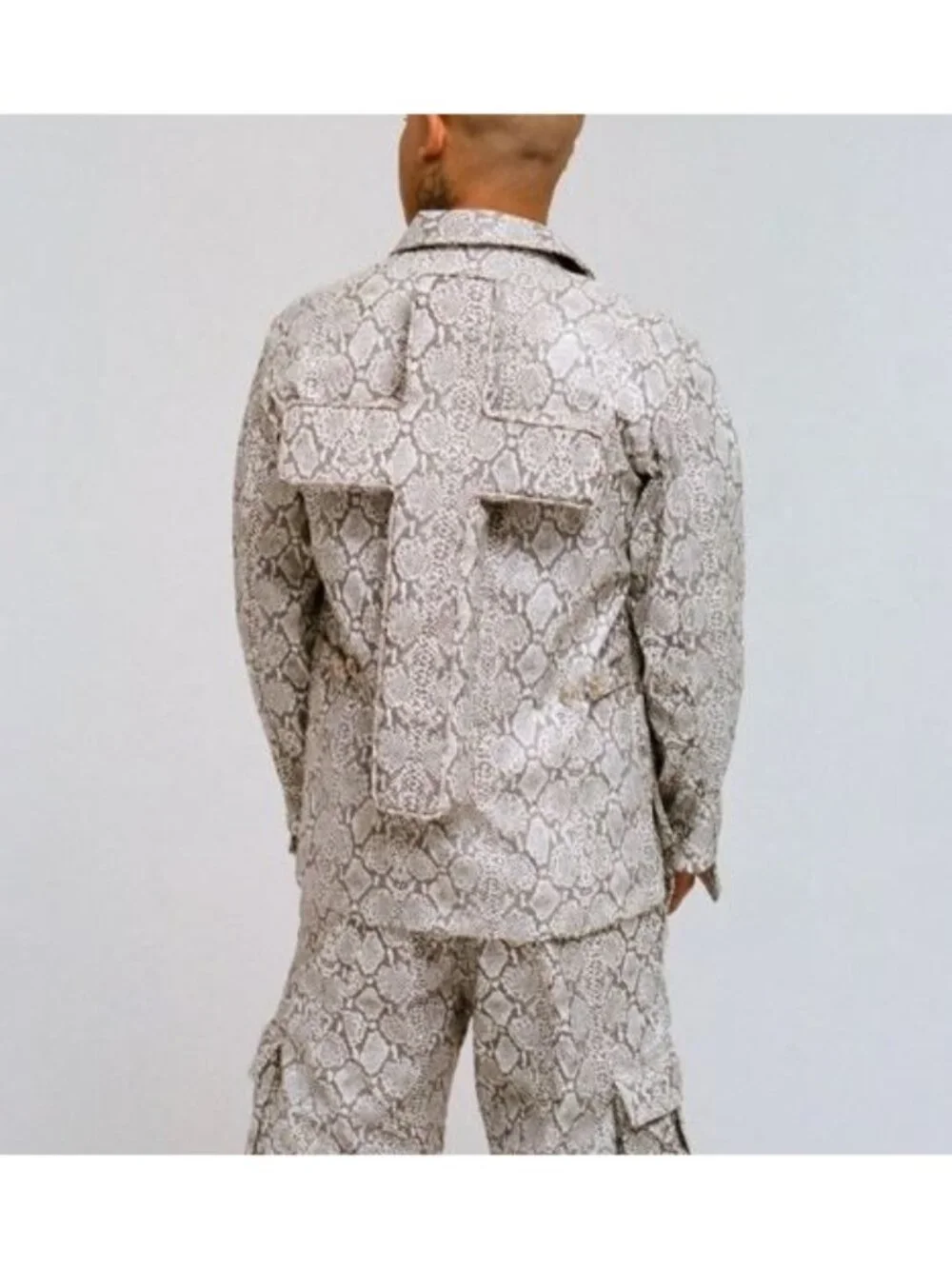NEW SEVENTH HEAVEN SNAKE CROSS JACKET SZ LARGE